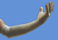 Latexhandschuhe 48 cm
